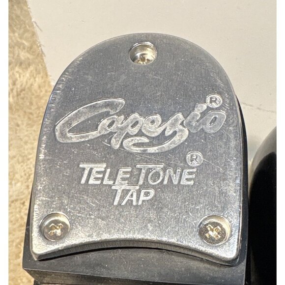 Capezio Tap Shoes Womens Black Patent Leather Size 7.5M With Adjustable Strap - Picture 8 of 8